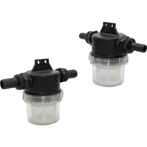 1 Pcs Chicken Quail Rabbit Poultry Animal Breeding 40 Mesh Large Flow Water Filter 20mm 25mm Stainless Steel Transparent Filter