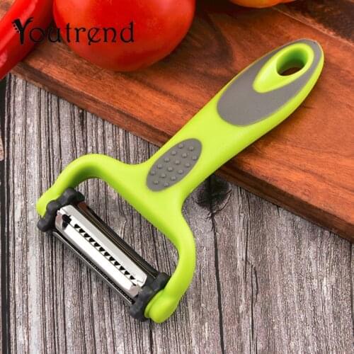 3 In 1 Swivel Serrated Vegetable&Julienne Peeler Cutter Stainless Steel Fruit Potato Carrot Grater Planing Kitchen Tool