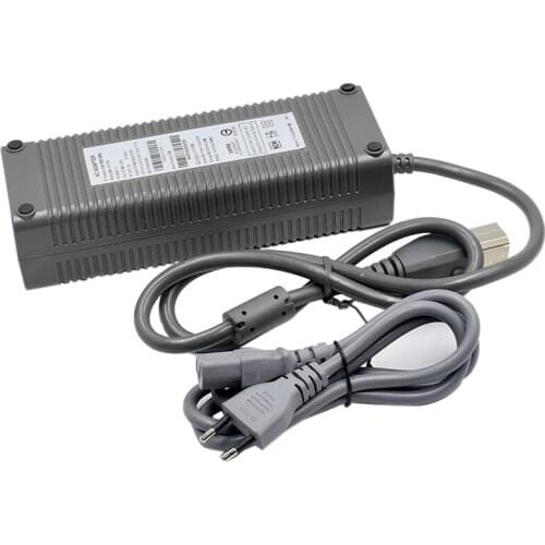 AC 203W Power Supply Charger Adapter for 360 Replacement Low Noise Thick Machine Adapter EU Plug