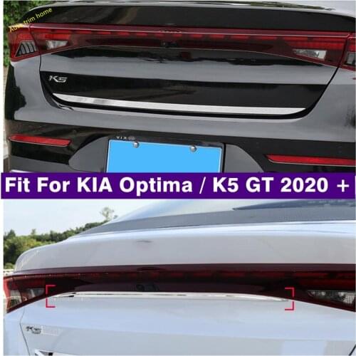 Accessories Rear Trunk Lid Cover Tailgate Trim Hatch Back Door Molding Boot Garnish Strip Kit Fit For KIA Optima K5 GT 2020 2021