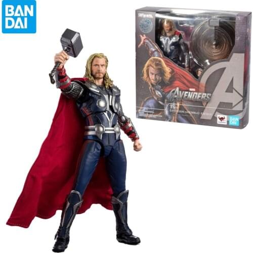 Bandai Spirits S.h. Figuarts Marvel Action Figure Thor 15Cm Action Figures and Accessories Toys Avengers Marvel Legends