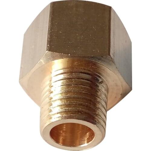BSP-NPT Adapter 1/4" Male BSPT to 1/2" Female NPT Brass Pipe Fitting Euro to US