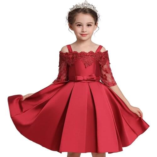 Easter Clothing 2021 Summer Kids Dresses For Girls Elegant Children Princess Evening Party Dresses Flower Girls Wedding Dresses