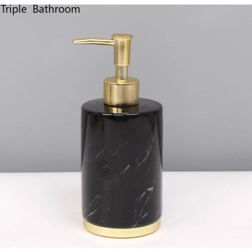Light Luxury Liquid Soap Dispenser Ceramics Travel Portable Soap Liquid Bottle Wristband Hand Dispenser Bathroom Accessories