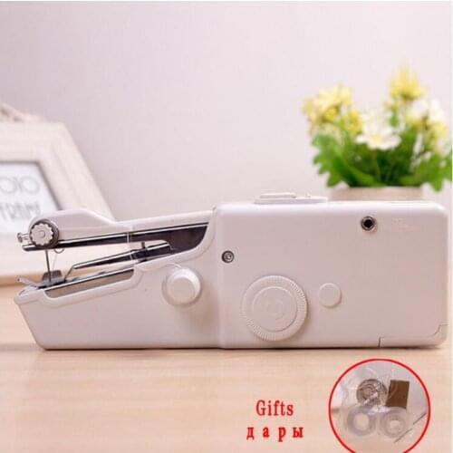 Mini Electric Sewing Machine Handy Stitch Portable Home Sewing Machine Quick Table Hand-Held Single Stitch Handmade DIY Tools