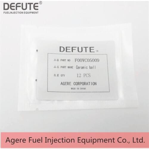 Gasket Seal F00VC05009 F00VC05006 Fuel injector matching ceramic ball 1.494