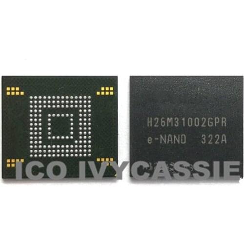 H26M31002GPR eMMC 4GB NAND flash memory IC chip BGA153 Used 100% Tested Good