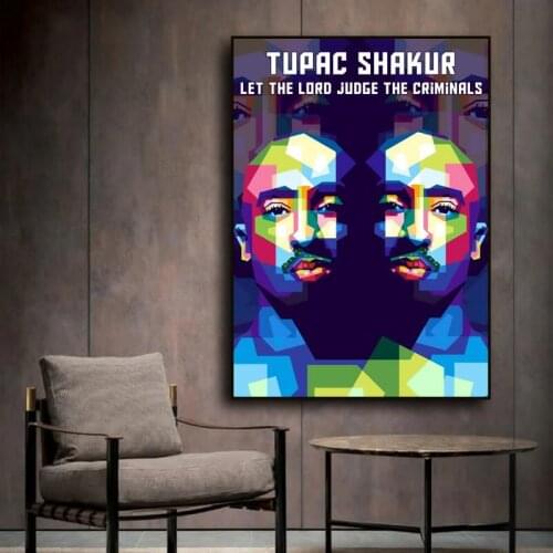 HD Print TUPAC Motivational Quote Art Canvas Painting on the Wall Art Posters Prints Wall Picture for Office Home Cuadros Decor