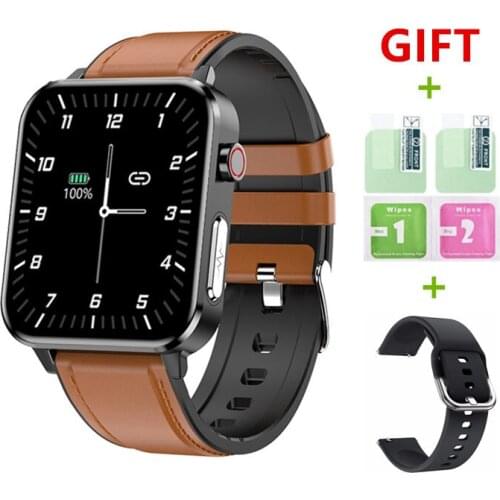 2021 Smart Watch Men IP68 Waterproof ECG Blood Pressure Body Temperature Monitoring E86 Sports Smartwatch Women for Android iOS