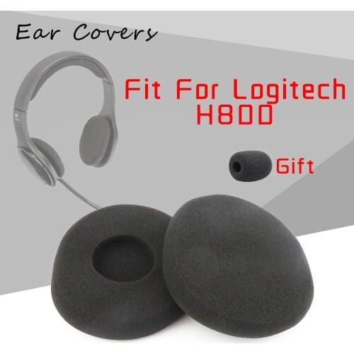 Earpads For Logitech H800 Headphone Earpads Replacement Headset Ear Pad PU Leather Sponge Foam