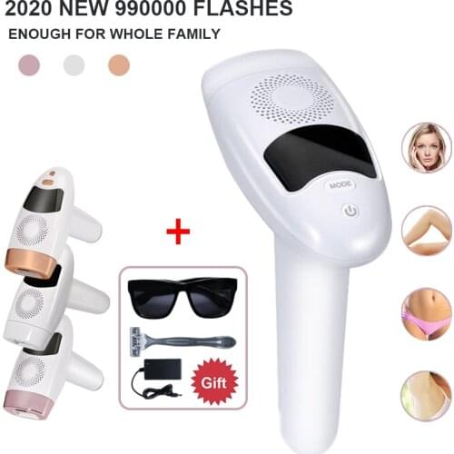 Newest 990000 Flash Professional Permanent IPL Laser Hair Removal Electric Photo Epilator Women Painless Hair Remover Machine