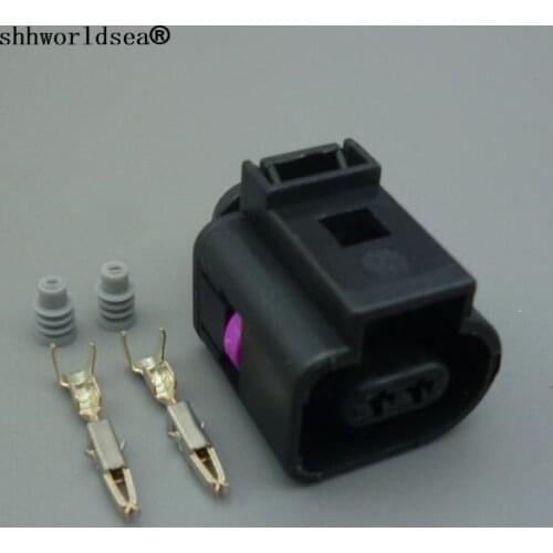 Shhworldsea 50Sets H0719 2 PIN Car Waterproof female connector PLUG DJ7022A-1.5-21 automotive electrical terminal housing