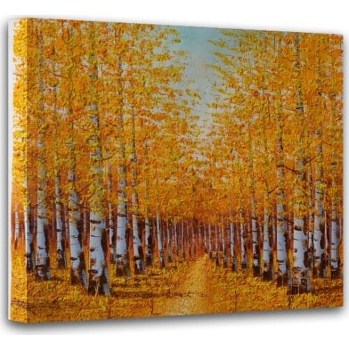 Modern home decor hand painted oil painting made of high quality landscape art painting on canvas DM150629-2