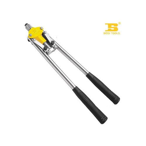 17" 430mm Heavy Duty Hand Riveter with Dual Black Rubber Coated Handle
