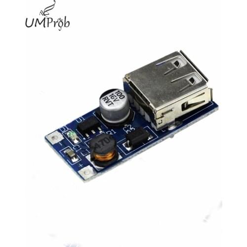 USB Output Charging Circuit Board DC 5V to 0.9-5V USB Voltage Converter Step Up Booster 600MA Power Supply Module