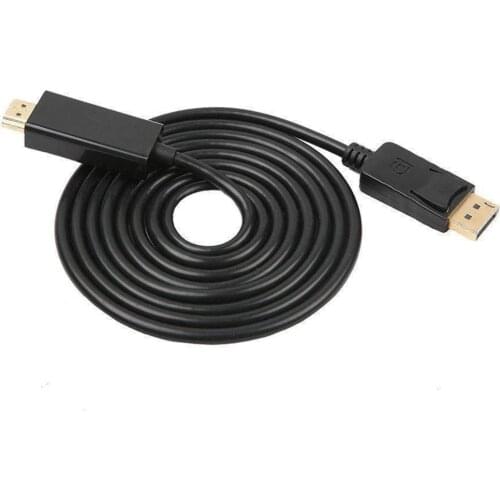 1.8M display port Displayport Male DP to HDMI-compatible Male Cable Adapter Converter 4K Laptop PC Laptop HD TV Cable Converter