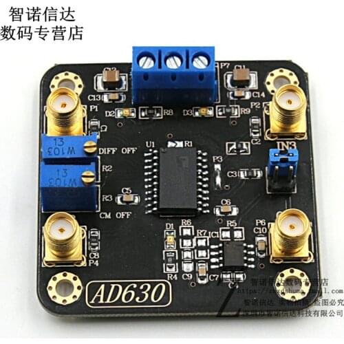 AD630 Chip Balanced Modulator Lock-in Amplifier Module for Weak Signal Detection Modulation Detection