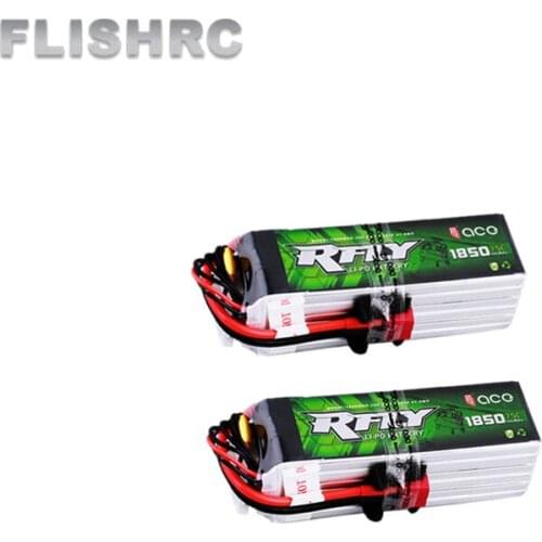 2PCS ACE RFLY R-fly Lipo Battery 1850mAh 22.2V 6S 75C Battery for X360 X3 470L Helicopter