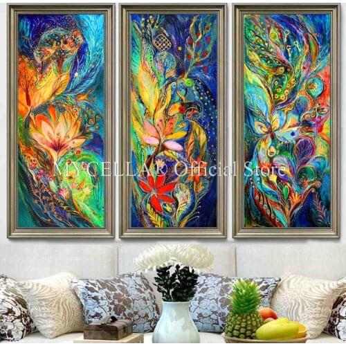 Phoenix Diamond Embroidery DIY Diamond Painting Peacock Flower Lovers Full Diamond Painting Cross Stitch Rhinestone Home Decor