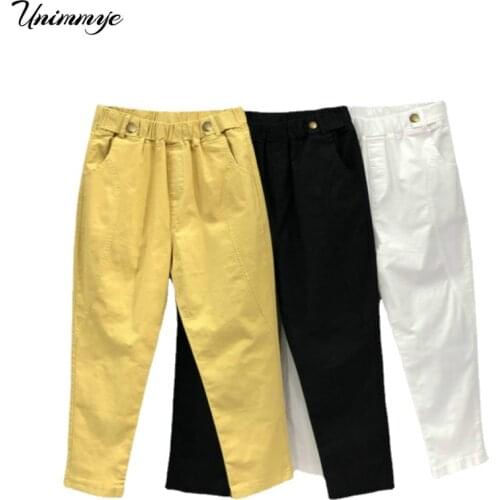 Womens Spring Summer Harem Pants Cotton Linen Solid Elastic Waist Candy Colors Harem Trousers Soft High Quality for Female F120