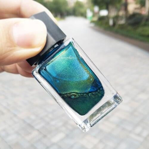 18ml Fountain Pen Ink Colored Gold Powder Non-carbon Gradient Color Glass Bottle Ink for Glass Dip Pen School Office Supplies