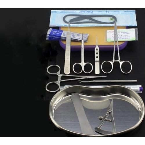 Double Eyelid Suture Practice Simulation Silicone Module Suture Needle Embedding Surgery Training Model Equipment Kit
