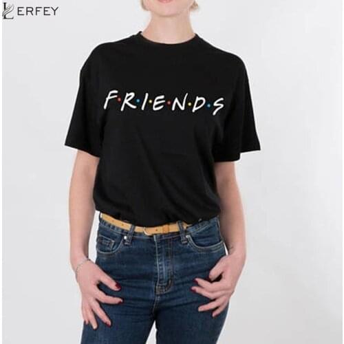 LERFEY Letter Print T shirts Women O neck Casual Funny Harajuku Tees For Girls Tops Female Plus Size 3XL Hipster Ladies Clothes