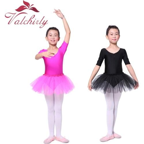 Gymnastics Leotard Girls Ballet Dress Kids Leotard Tutu Dance Wear Costumes Ballet Leotards for Girl Ballerina Clothes