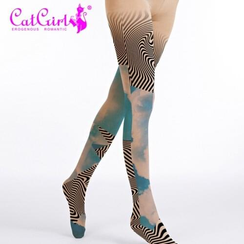 Print Pantyhose New Designs Womens Stockings