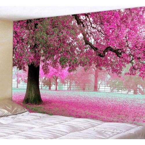 Beautiful Red Big Tree Printed Large Wall Tapestry Cheap Hippie Wall Hanging Bohemian Wall Tapestries Mandala Wall Art Decor