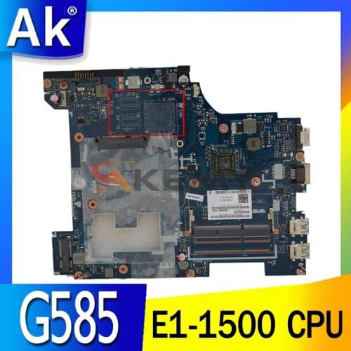 Akemy FOR Lenovo G585 Laptop Motherboard DDR3 90002263 QAWGE LA-8681P Integrated Graphics W/ E1-1500 CPU Test work