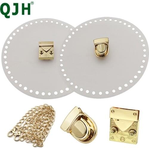 Fashion Round Acrylic Template Woven Bag Hardware Accessories Tool Kit DIY Knitting Pattern Chain Clamp Pearl Chain Accessories