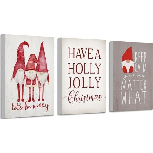 Cartoon Christmas Wall Art Canvas Print Posters Canvas Paintings Wall Art Decorative Canvas Prints Pictures Kids Room Home Decor