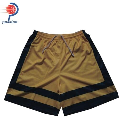Mens High Quality Yellow Green Custom Design Team Lacrosse Shorts