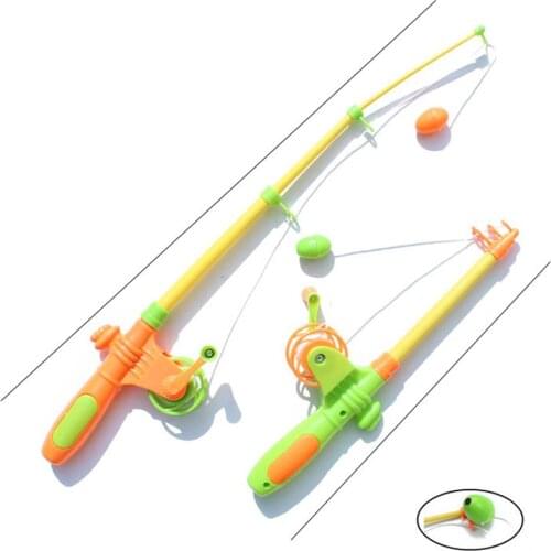 Magnetic Fishing Toy Set Fun Time Fishing Game With 1 Fishing Rod and 6 Cute Fishes for Children Random Color