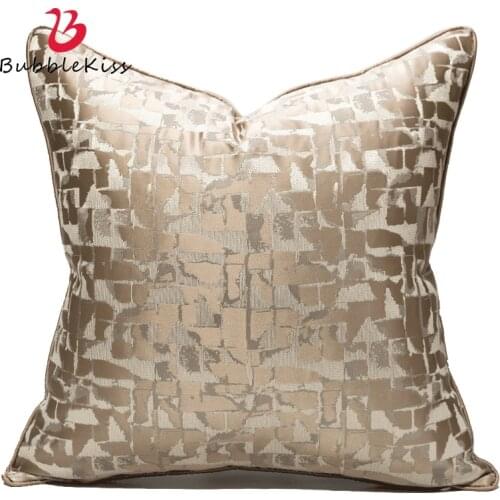 Bubble Kiss Cushion Cover Living Room Sofa Bedroom Hotel Home Decoration Comfortable Luxury Modern Checkered Design Pillow Case