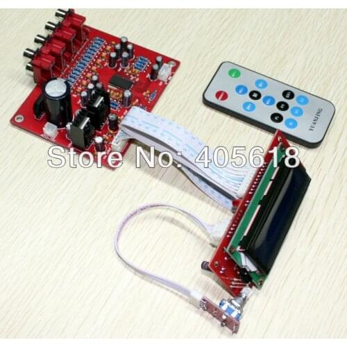 LC75342 Remote Preamplifier board with tone adjustable treble - bass Assembled