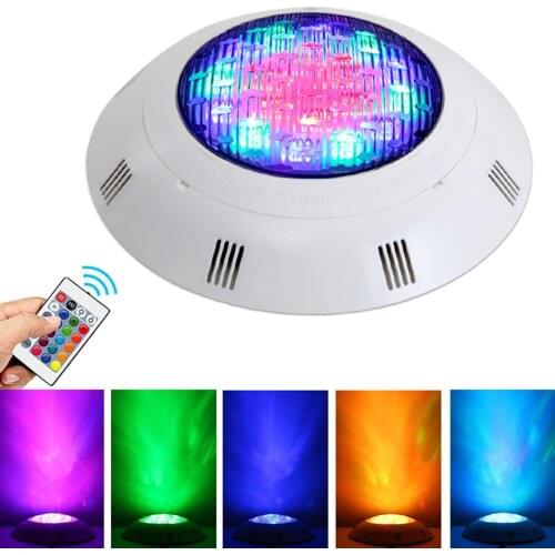12W RGB Underwater Swimming Pool Light IP68 Waterproof Spa Lamp with Remote Control