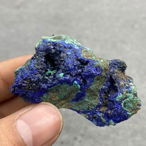Natural azurite mineral cristal espécime da província de anhui, china