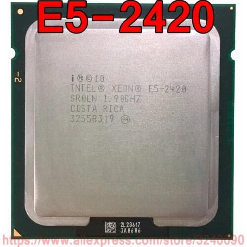 Intel Xeon CPU E5-2420 SR0LN 1.90GHz 6-Core 15M LGA1356 E5 2420 processor free shipping speedy ship out