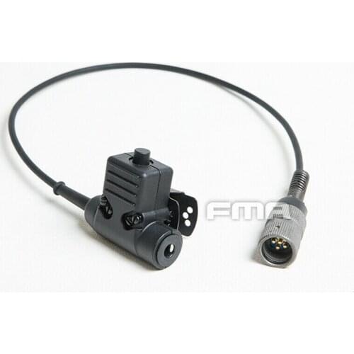 FMA Professional 6 Pin U94 PTT for Tactical PRC-148 PRC-152 Radio with Headset