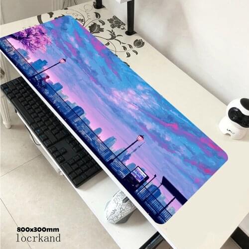 Pink Sailor Moon landscape Silicone Pad to Mouse Gaming Mousepad XL Large Gamer Keyboard PC Desk Mat Computer Tablet Mouse Pad