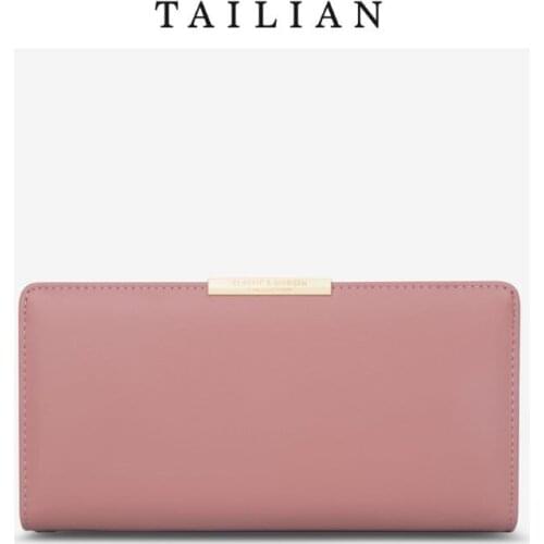 Seagloca Womens Zipper Bag Korean Fashion Multi-card Pocket Wallet Card Holders Photo Holder Coin Zipper Pocket Note Compar