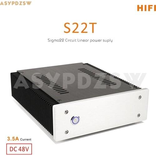 S22T HIFI Ultra low noise Linear power supply Base on sigma22 circuit DC 48V/3A