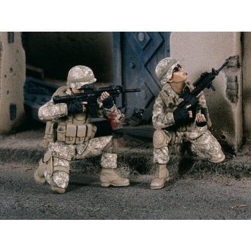 1:35 Resin Figure Model Kit Unassambled Unpainted X291(2 figures)