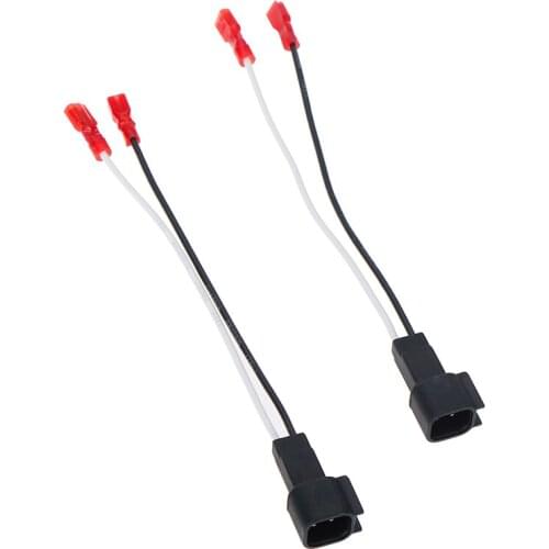 2pcs/Pair Car Speaker Connector Harness Wire Adapters Auto Speaker Adapter Plu Connector Harness