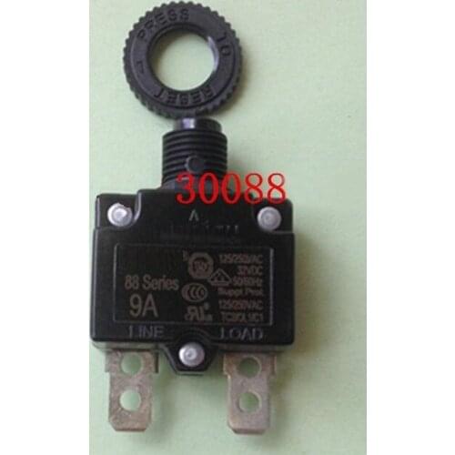 Free Shipping 9A 125VAC 250VAC 32VDC circuit breaker 88 series residual Current earth leakage