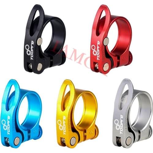 TOOPRE Bicycle Colour Seatpost Clamp Aluminium Alloy Iamok Bike Parts 31.8/34.9mm Seatpost-Clamp