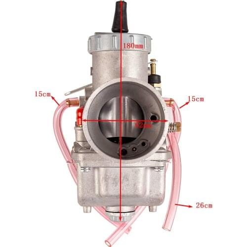 38mm Carburetor For Mikuni VM38 Round Slide 38mm VM38-9 Spigot Carbs 2 Stroke For Motorcycle ATV Quad UTV 42-6025 13-5006