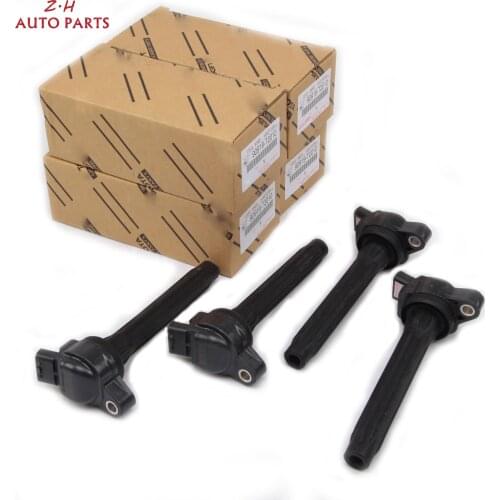4Pcs Ignition Coil For Toyota Sienna Camry Highlander 2017-2018 3.5L V6 90919-02280 90919-A2013 Auto Ignition System Coil